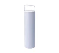 Homyl Gobelet à Glace En Acier Inoxydable de 120 Ml, Léger et Compact, avec Sac de Rangement, Double Compartiment pour Pains de Glace, Idéal pour Faire Ses, Bleu Clair