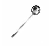 Homyl Louche à Soupe Cuillère Inox Poignée Isolée Grande Profondeur Finition Miroir Adaptée Cuisine Salle à Manger Restauration Collective, 8 Liang, Manche Acier Brillant