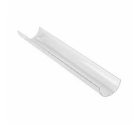 Homyl Moule à Gâteau Rouleau à Pâtisserie Tube de Confection pour Génoise Forme Cylindrique Transparente en Acrylique Manipulation Simple et Réutilisable Adapté aux Amateurs Professionnels, Grand