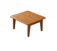 Homyl Table Basse Pliante en Bambou Japonaise Tatami Thé Compacte Salon Portable pour Lecture Détente Maison, Marron, 50 37 26.2cm