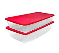 Homz Bacs de rangement en plastique, résine, Getaway Solides, 41 Quart-87,3 x 39,4 x 15,2 cm