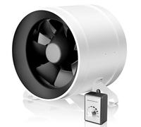 Hon&Guan HI-PE Ventilateur Tubulaire 200 mm Super Débit d'air 1411 m³/h Économie d'énergie Moteur EC Silencieux Ventilateur de Ventilation pour Tente de Culture, Serre, Garage, Cuisine