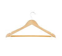 Honey Can Do HNG01334 Wood Hangers with Nonslip bar, 24Pack, Maple