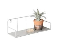 Honey-Can-Do Petite étagère Murale Flottante en métal pour derrière la Porte, Gris SHF-09795
