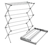 Honey-Can-Do Séchoir à Linge Pliable surdimensionné DRY09066 argenté, 22,7 kg