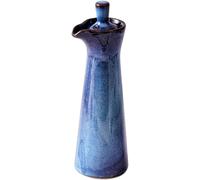 HoneybeeLY Distributeur de Sauce Soja en Céramique Traditionnelle - Bouteille de 120ml pour Sauce Soja et Vinaigre (120ml,Blue)
