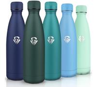 HoneyHolly Bouteille Isotherme, Acier Inoxydable 18/8, Gourde Isotherme, 750ML Sans BPA, Étanche Double Isolation, Gourde Inox pour Le Camping, Les Gymnases, Sports de Plein Air
