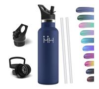 HoneyHolly Gourde Isotherme - 750ml Bouteille Isotherme avec Isolation par Double Paroi Gourde, Gourde INOX Isotherme Anti Fuite Reutilisable sans BPA pour Sport, Gym, Randonnée