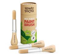 Honeysticks Mon Premier Jeu de Pinceaux - 3 Pièces, Gros Pinceaux