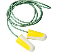 Honeywell 1000107 Howard Leight Bouchons d'oreille Bilsom 304S avec cordelette, Taille S (Boîte de 100 paires)