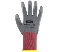 Honeywell AIDC Workeasy Gants 13G GY PU 1 Taille 10 Gris/Rouge EN 388 Catégorie PSA II 10,00 PR