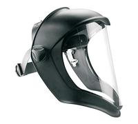 Honeywell Bionic Écran Facial Intégral, Coque Noire avec Écran en Polycarbonate, Écran Incolore, Traitement Antibuée, 1011624