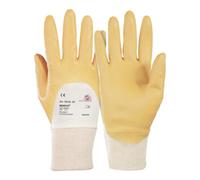 Honeywell Gants Monsun 105 taille 10 curry tricot de coton avec nitrile EN 388 cat. II Quantité:10