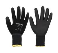 Honeywell Gants Workeasy Black PU T. 10 noir PES avec polyuréthane EN 388 cat. II HONEYWEL Quantité:100