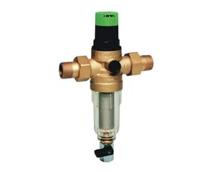 Honeywell Home - Filtre avec rinçage longitudinal et réducteur de pression, raccordement DN20 FK06-3/4AA