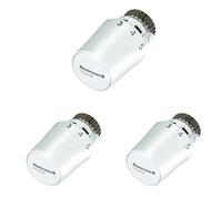 Honeywell Home Tête de radiateur thermostatique Thera-5, raccord M30 x 1,5, Blanc, S (Lot de 3)