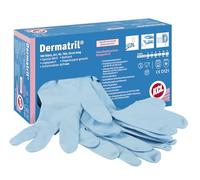 Honeywell K ermatril® 740 Gants de Protection Chimique en Nitrile, Jetables, Imperméables, Sans Poudre, Bleu, Taille 11XXL, 074011081C (Boîte de 100 Pièces)