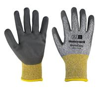 Honeywell WorkEasy WE22-7313G Gants de Protection Contre Les Coupures, Résistants à l'Abrasion, Niveau de Protection A2/B, Jaune/Gris, Taille 7/S (Lot de 10 Paires)