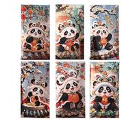 Hong Bao Lot de 6 enveloppes rouges chinoises très résistantes pour mariage