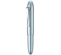 HONG DIAN M1 Stylo Plume Pointe Fine Bleu Glacier & Forme Sous-marin Aluminium Court Mini Sac Stylo de Voyage