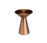 hongchenke34 Table D'appoint pour Canapé Petite Table Basse, Petite Ronde en métal, d'appoint Simple et Mobile, adaptée au Salon/Chambre à Coucher, for Magasin de thé Lait(Grand)