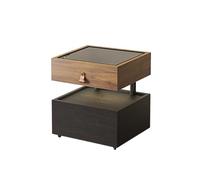 hongchenke34 Table De Chevet Lamp Equipped Bedroom Storage Cabinet Modern | Suspended Bedside Table Cabinet