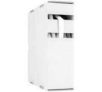 Hongshang 2111842118 Gaine thermorétractable sans colle blanche 9,50 mm 4,80 mm Taux de rétrécissement : 2:1 10 m