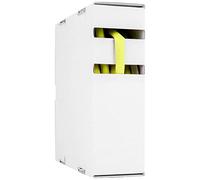 Hongshang 211184248 Gaine thermorétractable sans colle jaune 9,50 mm 4,80 mm Taux de rétrécissement : 2:1 10 m