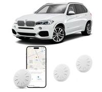 HONGTOP H Lot de 3 étiquettes de suivi d'articles avec étui étanche pour vos clés, portefeuille, etc., traqueurs de bagages fonctionne avec l'application Find My (iOS uniquement)