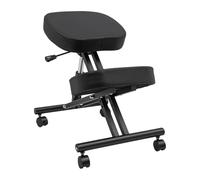 hongward Chaise à genoux ergonomique et réglable pour bureau | Cadre en métal + chaise de bureau en cuir avec repose-genoux, soulage les maux de dos et la nuque et améliore la posture