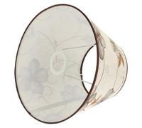 HONITANO Abat-Jour Tambour Floral 30 CM en Tissu pour Lampe de Table Chambre Maison Conception Simple Structure