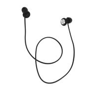 HONITANO Bouchons D'oreilles en Silicone pour Dormir et Travail, Isolation Acoustique Légère avec Cordon, Motif CD Noir pour Protection Auditive