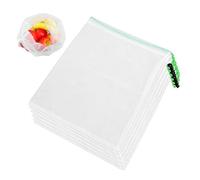 HONITANO Paquet à Légumes avec Cordon de Serrage Filet Réutilisables en Polyester Lot de 6 Pliables, Marché Fermier Rangement des Fruits