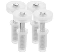 HONITANO Quincaillerie Pour Portes De Placard Pliantes Kit 4 Pièces En Acier Inoxydable Pivot Et Inférieur Pour Porte Pliante Double Usage Domestique Solide