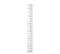 HONITANO Toise pour Bébé Détachable en Toile et Bois Blanc, Décoration Murale Nordique Compacte et Créative pour Chambre D'garçon et Filles