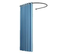 HONKERW Cabine d'essayage en forme de U Vestiaire portable Vestiaire cabine essayage