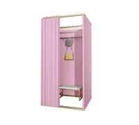 HONKERW Dressing temporaire carré pliable portable for confidentialité portable cabine essayage
