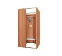 HONKERW Dressing temporaire carré pliable portable for confidentialité portable cabine essayage