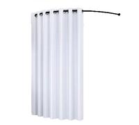HONKERW Tige en forme de C, cabine d'essayage simple, dressing portable cabine essayage
