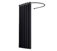 HONKERW Vestiaire portable en forme de U avec rideaux cabine essayage