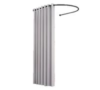 HONKERW Vestiaire portable en forme de U avec rideaux cabine essayage