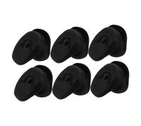 HONMEET 6 Paires Protections Oreilles Silicone Imperméables pour Teinture et Permanente Cache-oreilles Réutilisables Anti-dye Pour Salon Coiffure et Usage Domestique Noir