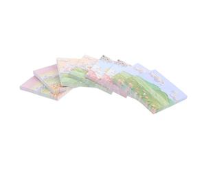 HONMEET 8 Pièces Notes Adhésives Mémo Papier, 8 Blocs | Papier, Pose sur Tableau ou Mur, Prises Rapides, Listes et Rappels, Usage pour Étudiants et Personnels