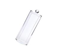 HONMEET Boîte de Rangement et Disques de Coton en Couvercle, Organiseur de Maquillage Compact pour Maison et Voyage, Garde l'espace Propre