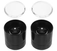 HONMEET Bouchons de poivrière en acier inoxydable 2pcs avec précision ajustable, design multifonctionnel, accessoires cuisine pour usage manuel