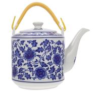 HONMEET Bouilloire de style chinois en céramique 2 litres, grande capacité, adaptée préparation du thé froid et chaud pour usage domestique