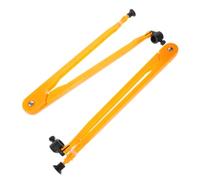 HONMEET Boussole Plastique Ergonomique Orange pour Tableau Blanc, Outil de Dessin Circulaire, Lot de 2 Pièces, pour Enseignement et Démonstrations en Classe