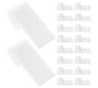 HONMEET Connecteurs Fiables pour Meubles pour Réparation de Canapés Clips à Ressort Lot de 50 en Plastique pour Fixation P Ovale à Domicile ou Bureau