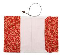 HONMEET Couverture Tissu de Protection Livre en Rouge Réutilisable Vie Privée, pour Cahiers et Carnets en Espaces Publics et Commerces