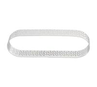HONMEET Découpoir Pâtisserie Anneau Perforé Ovale en Acier Inoxydable 304 Pratique et Solide pour Moule à Tartelettes et Mousse pour Pâtisserie